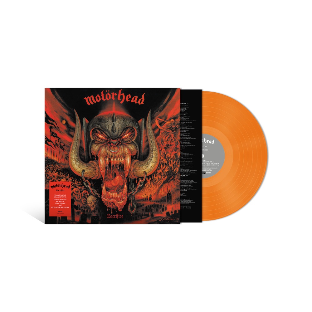 Sacrifice Orange Vinyl by Motörhead