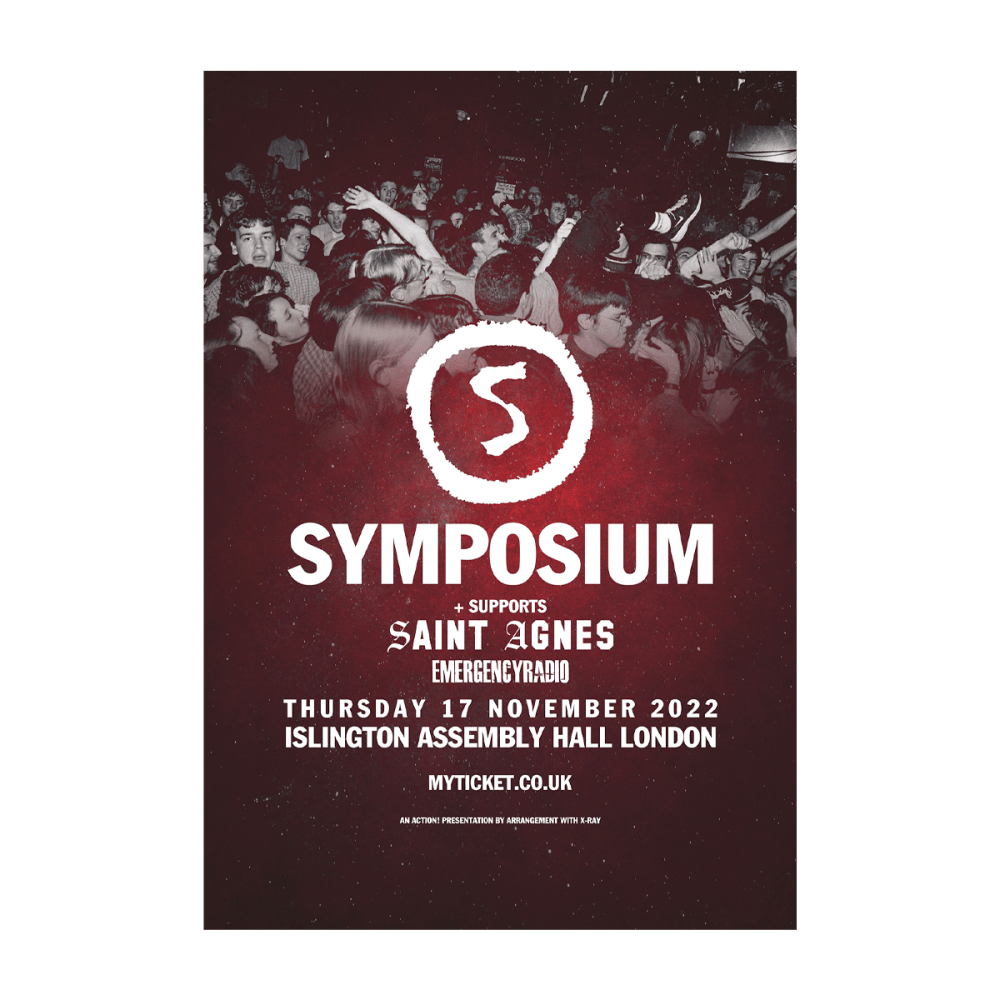 A3 Poster Ltd Edition Islington Assembly Hall Reunion Show Poster by Symposium