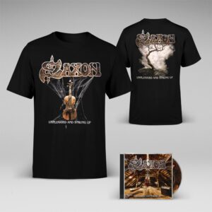 Unplugged & Strung Up CD & T-Shirt by Saxon