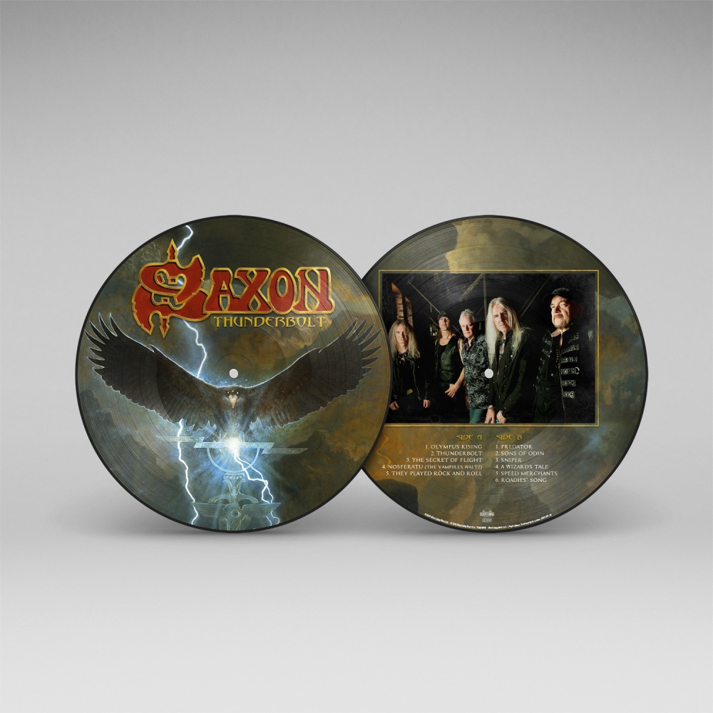 Thunderbolt Picture Disc by Saxon
