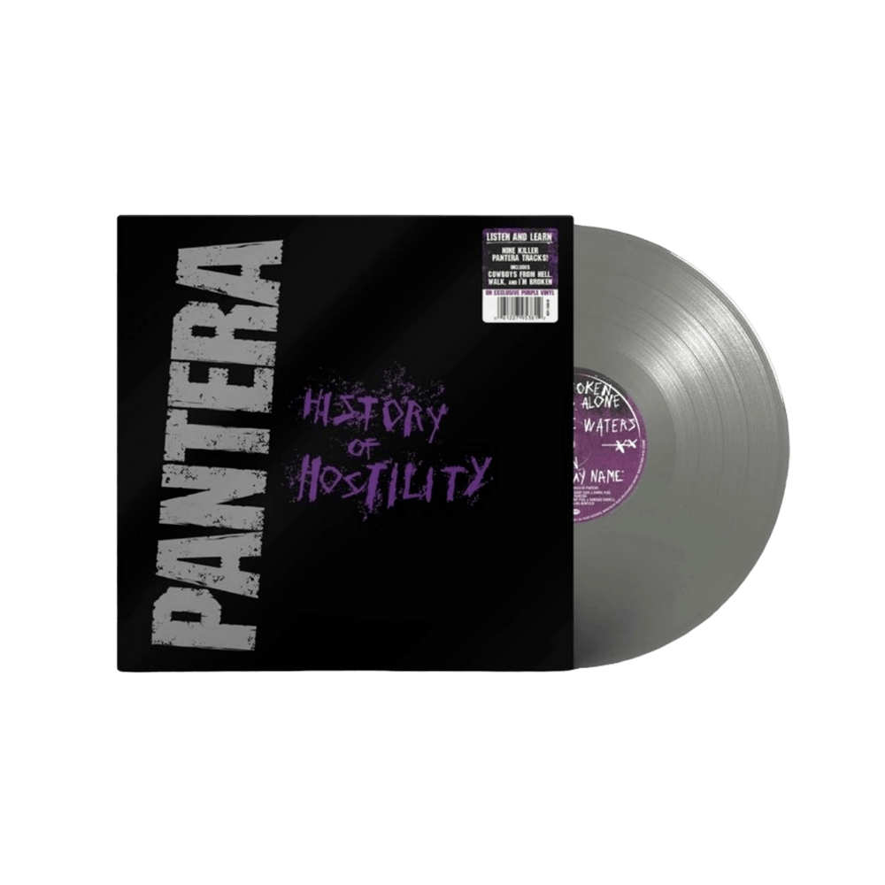 History Of Hostility Silver Vinyl by Pantera