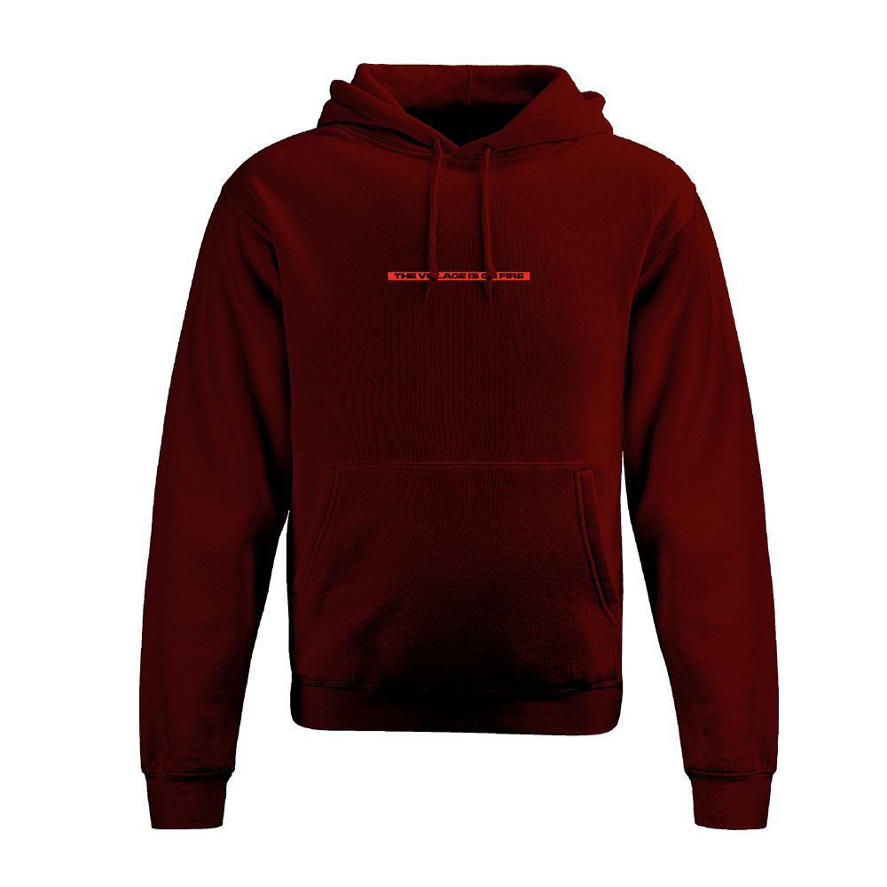 Limited Edition Red Village Hoodie by Guvna B