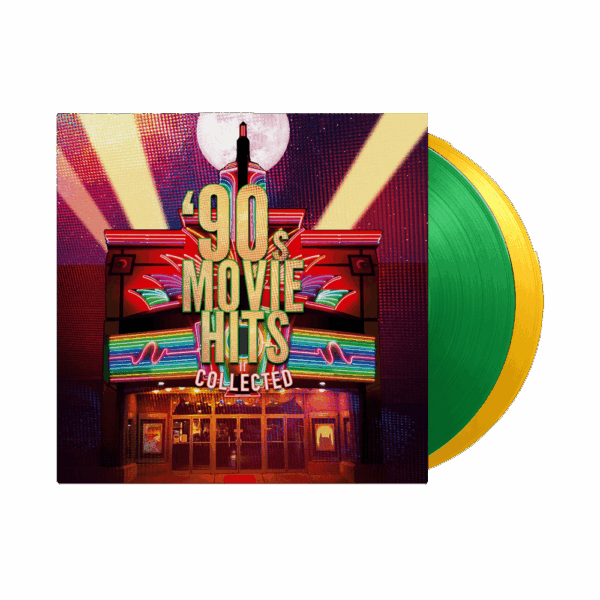 90s Movie Hits Collected Translucent Green & Yellow Double Heavyweight Vinyl - Various Artists