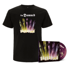 DARKADELIC CD Digipak + T-Shirt 'Cover Art' by The Damned