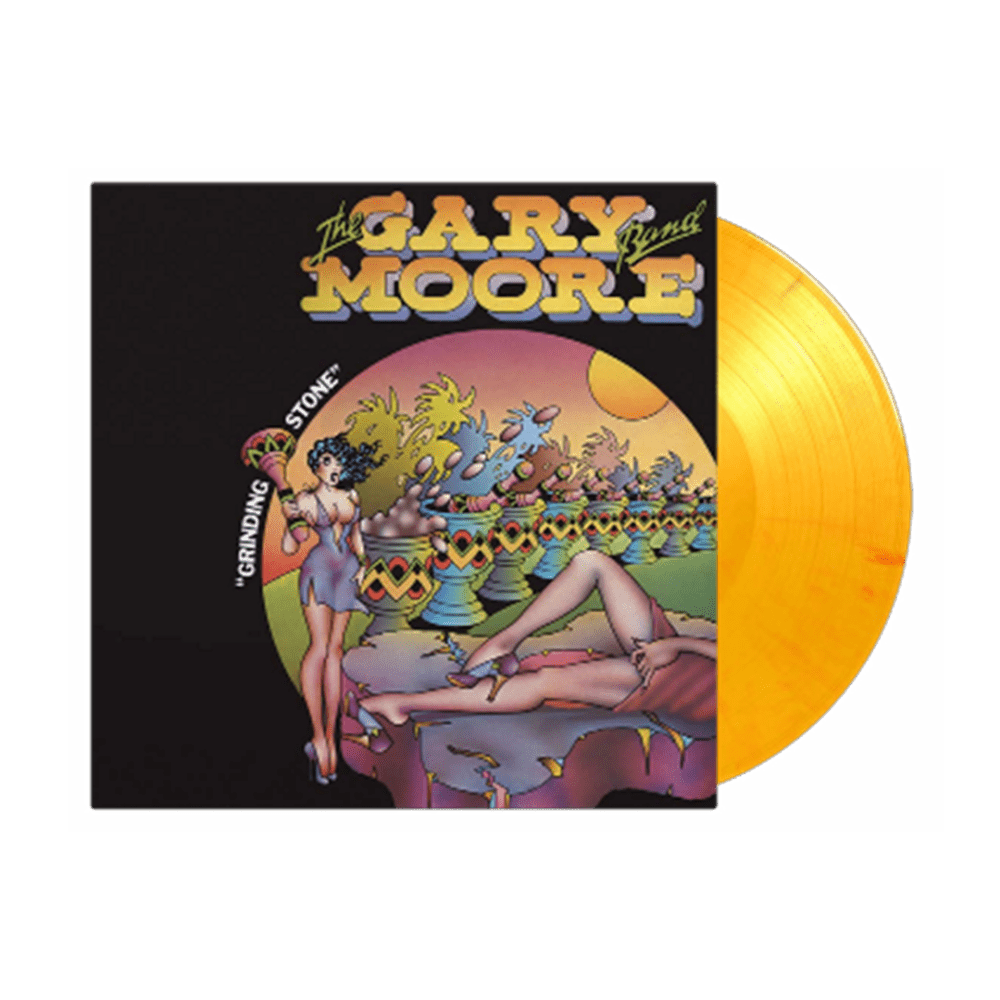 Grinding Stone 50th Anniversary Edition Flaming Coloured Heavyweight Vinyl by Gary Moore Band