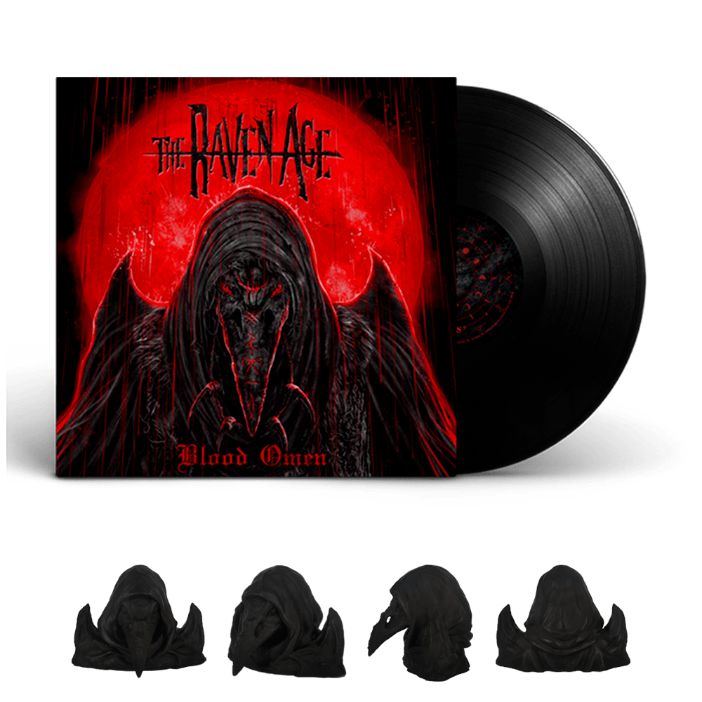 Blood Omen Heavyweight Vinyl & 3D Printed Raven Vinyl Topper with Print by The Raven Age