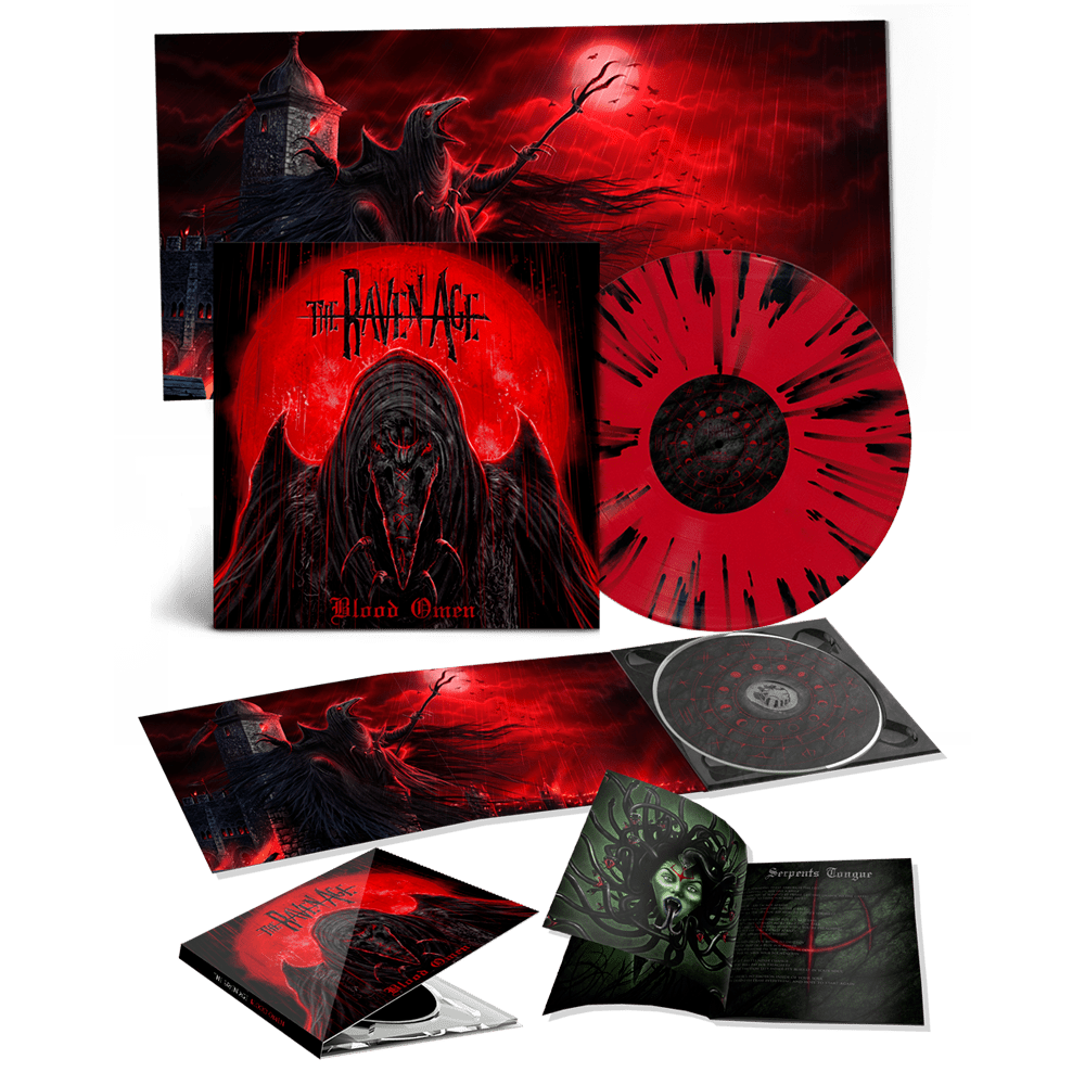 Blood Omen Exclusive Deluxe Splatter Vinyl & Deluxe CD with Print by The Raven Age