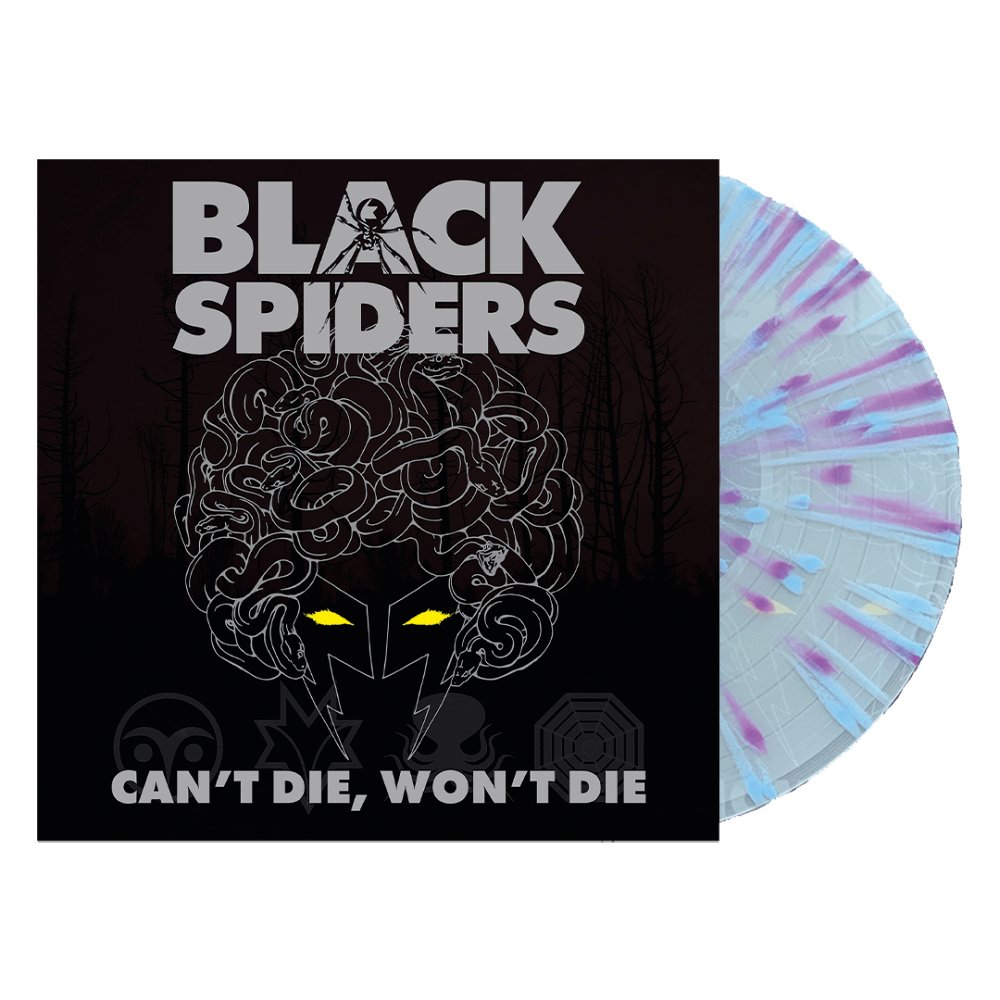 Can't Die, Won't Die Splatter Vinyl by Black Spiders