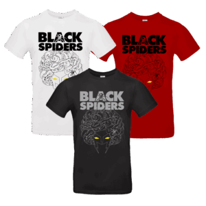 Can't Die, Won't Die T-Shirt - Black Spiders