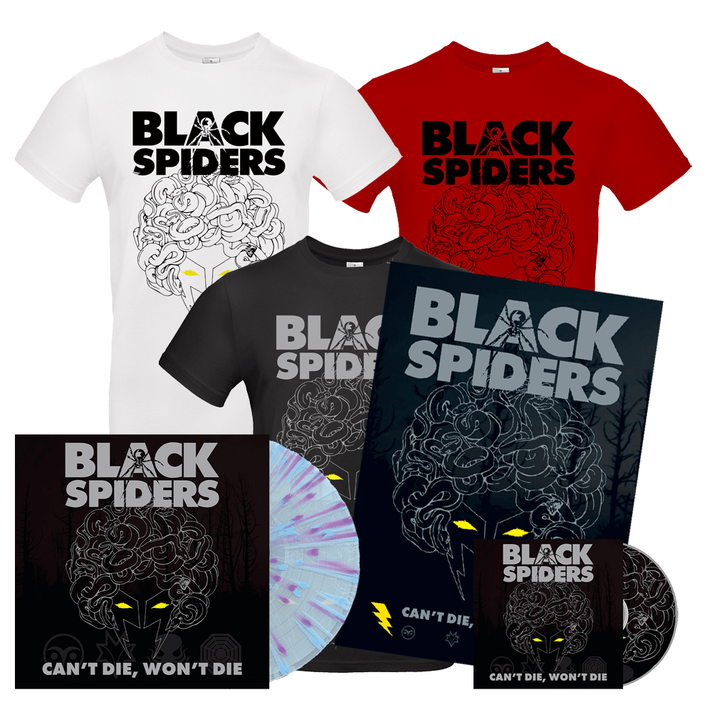 Can't Die, Won't Die Mega Bundle with Signed Print by Black Spiders