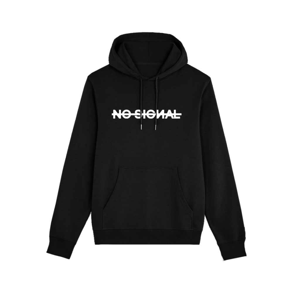 No Signal Black Hoodie by French The Kid