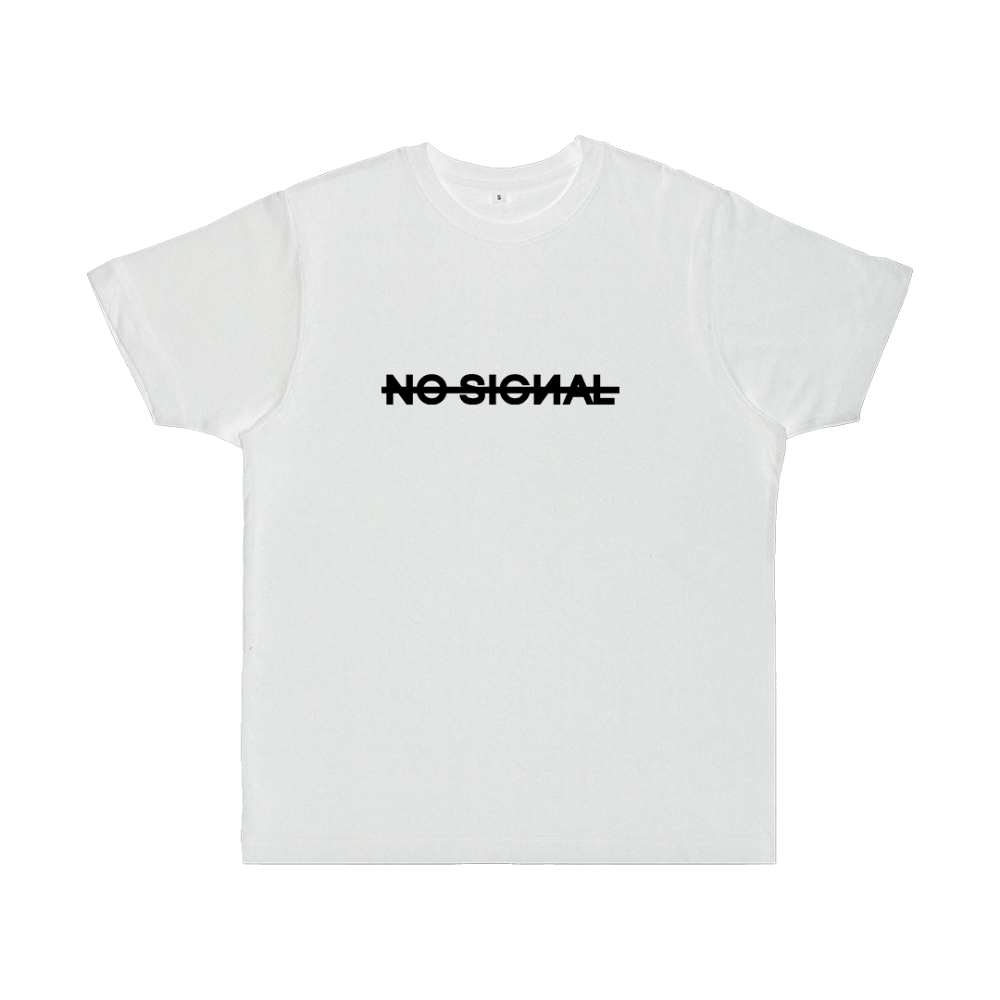 No Signal White T-Shirt by French The Kid