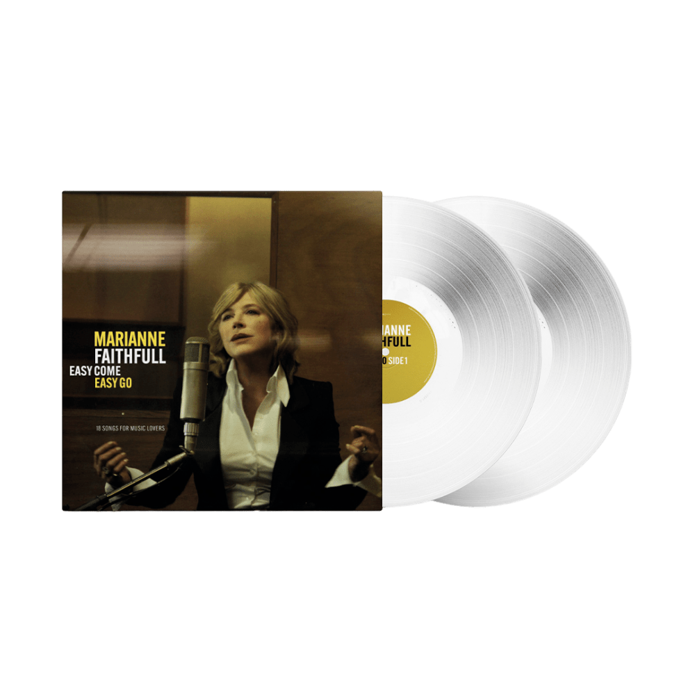 Easy Come, Easy Go White Double Heavyweight Vinyl by Marianne Faithfull