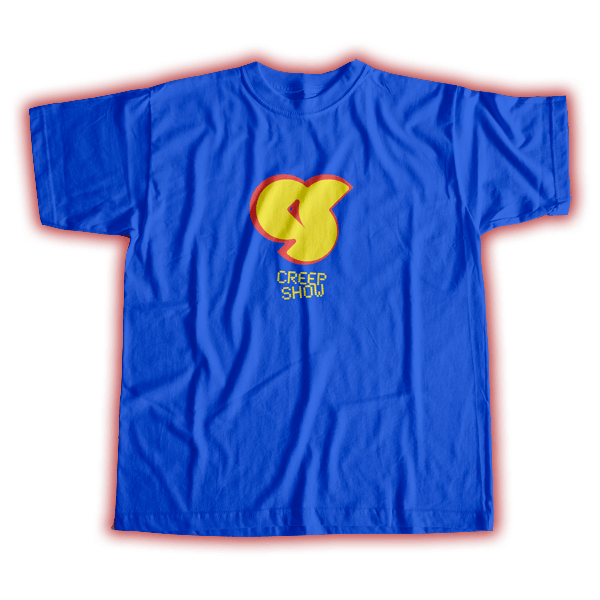 T-Shirt (Blue/Yellow) by Creep Show