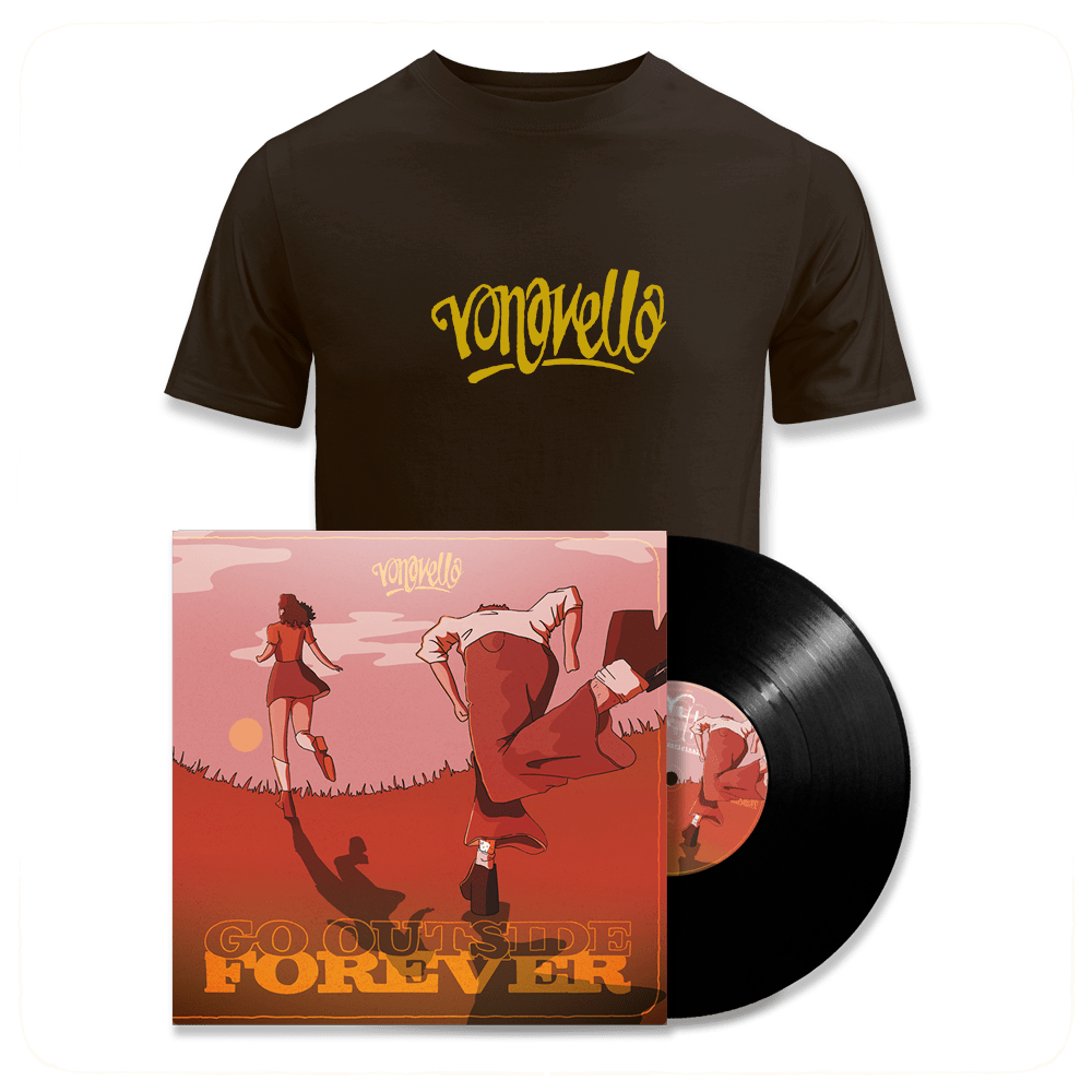 Go Outside Forever EP 12" Vinyl & T-Shirt" by Vona Vella