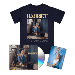 The Outcome Signed CD + Album T-Shirt + Signed Art Card by Harriet