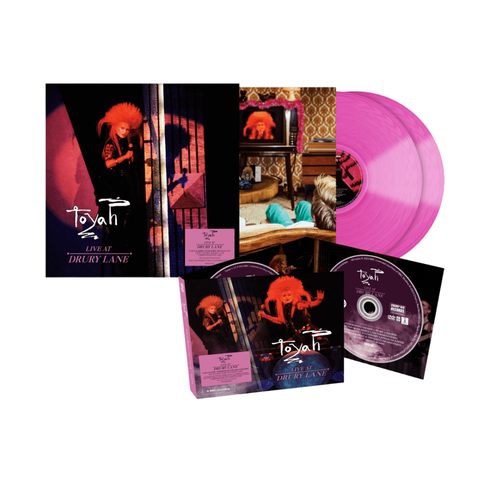 Live At Drury Lane Transparent Pink Double Vinyl + CD/DVD by Toyah