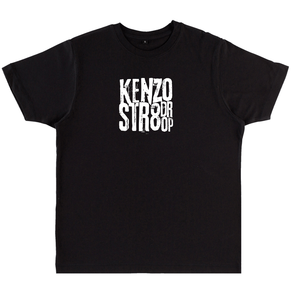 Black Kenzo Str8Drop T-Shirt by Kenzo Str8Drop