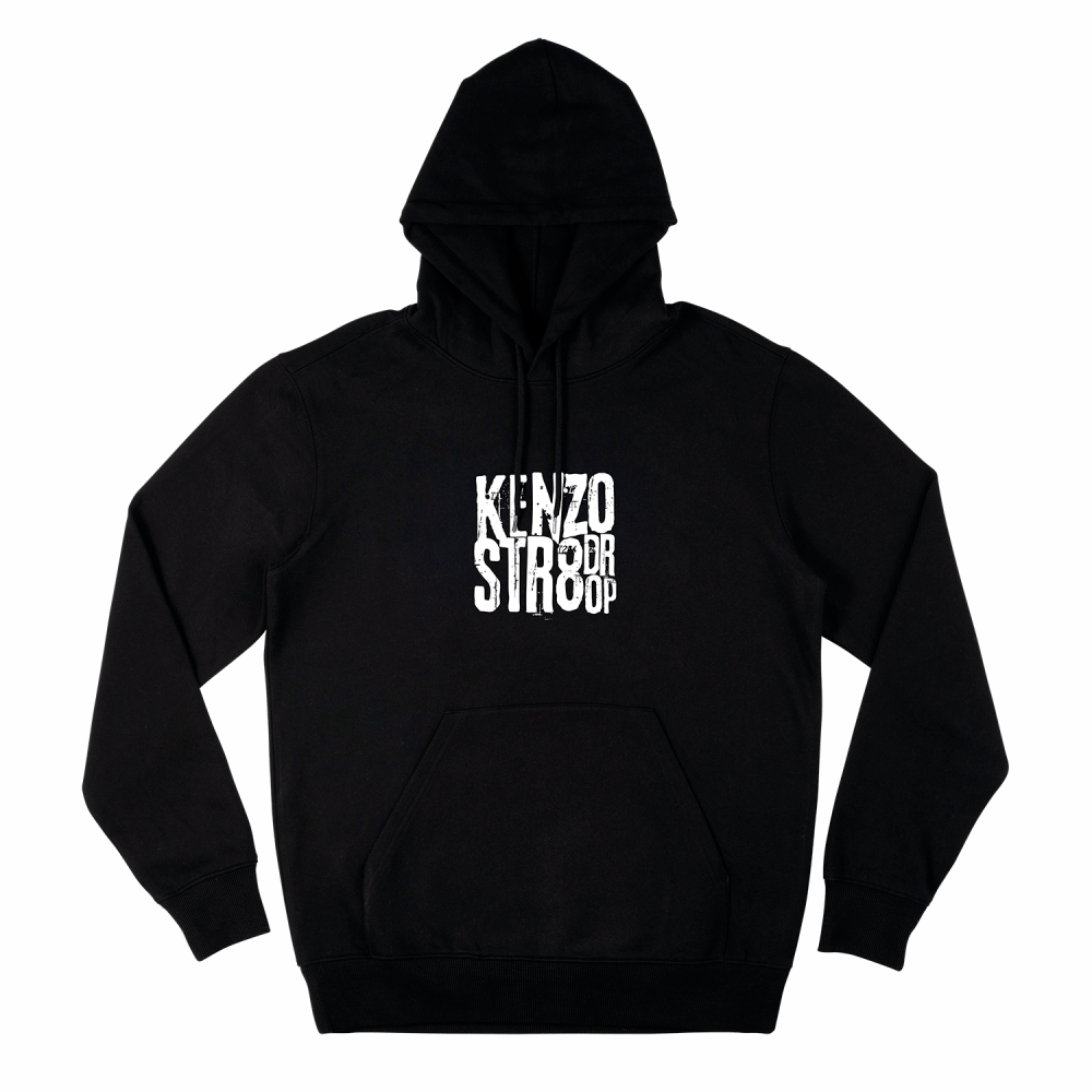 Black Kenzo Str8Drop Hoodie by Kenzo Str8Drop