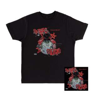 Black 'Bricks & Sticks' T-Shirt + Digital Download - Kenzo Str8Drop