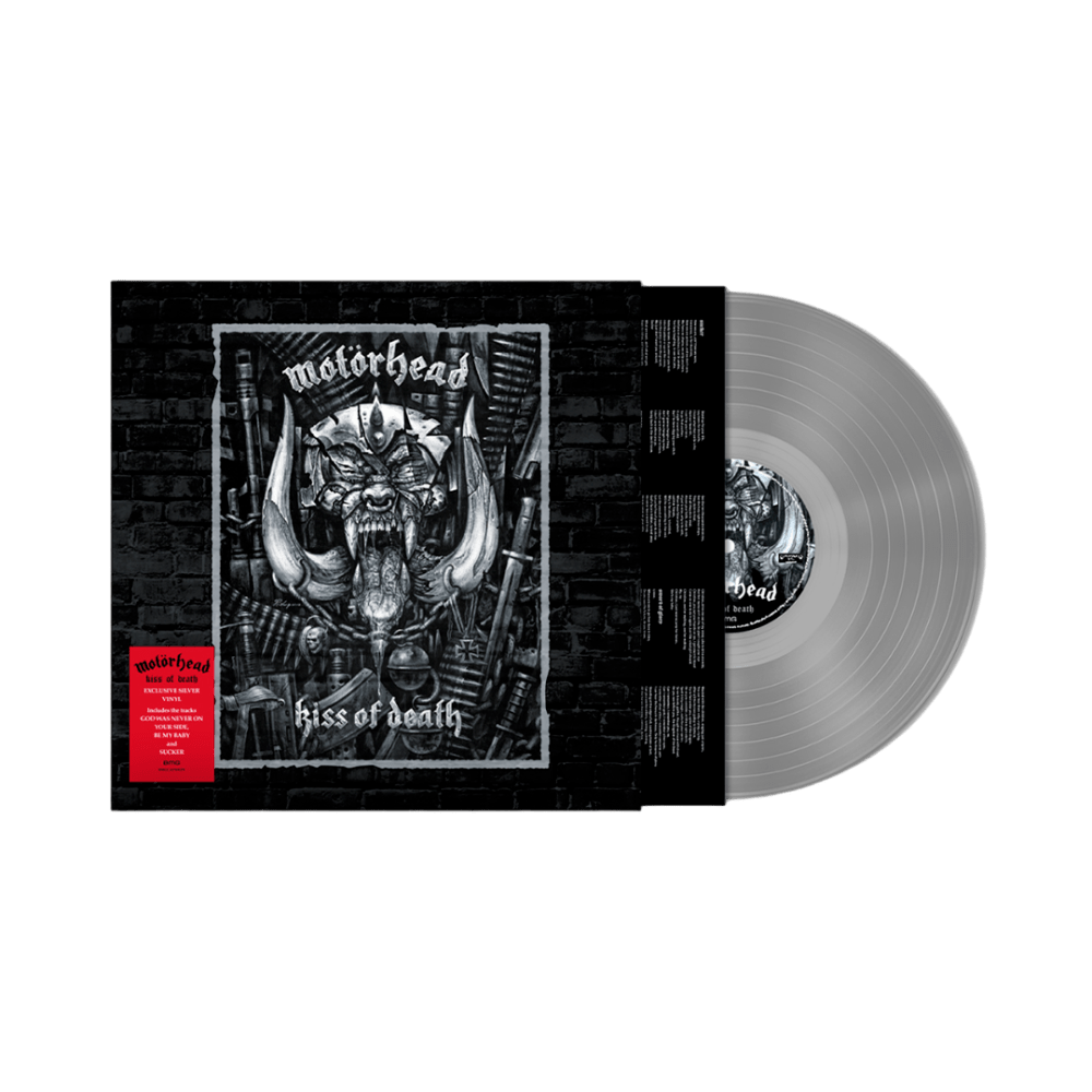 Kiss of Death Silver Vinyl by Motörhead