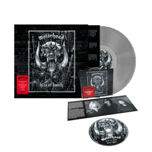 Kiss of Death Silver Vinyl + CD by Motörhead