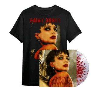 Bloodsuckers Blood Splatter Vinyl & Bloodsuckers T-Shirt by Saint Agnes
