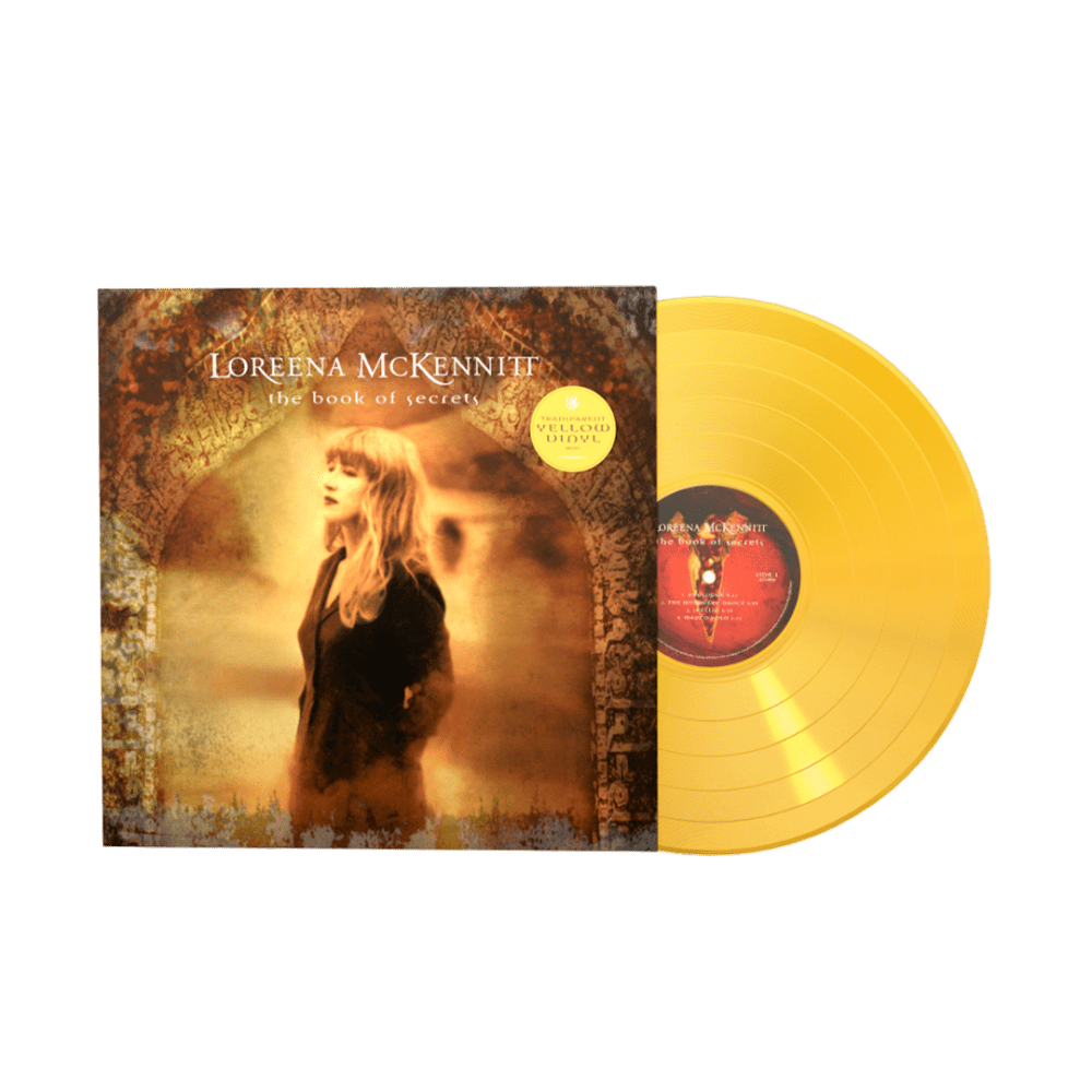 The Book Of Secrets Transparent Yellow Vinyl by Loreena McKennitt