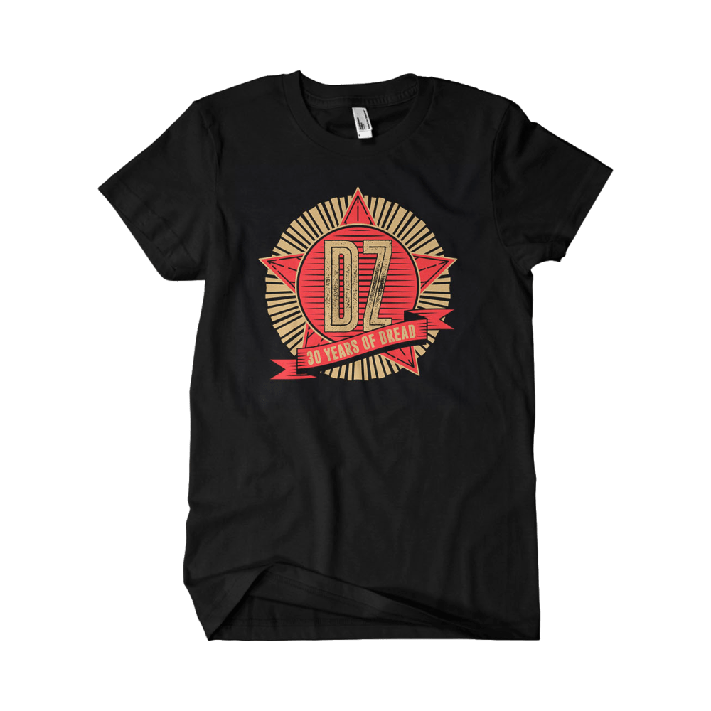 DZ 30 Years Of Dread Black T-Shirt by Dreadzone
