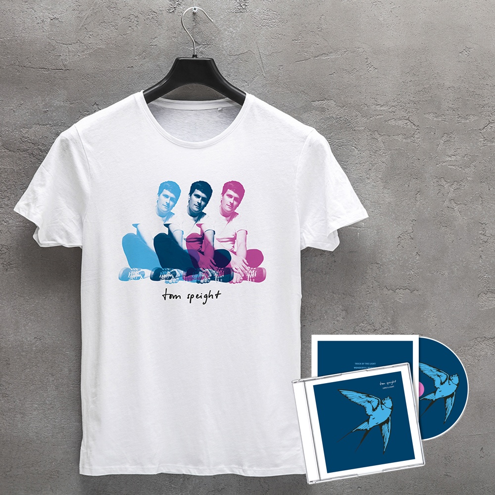 Love & Light CD + White T-Shirt by Tom Speight