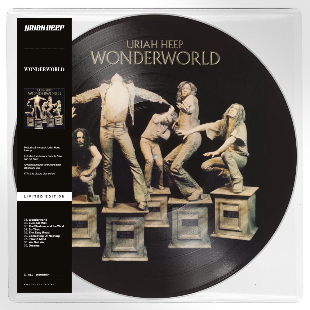 Wonderworld Picture Disc by Uriah Heep
