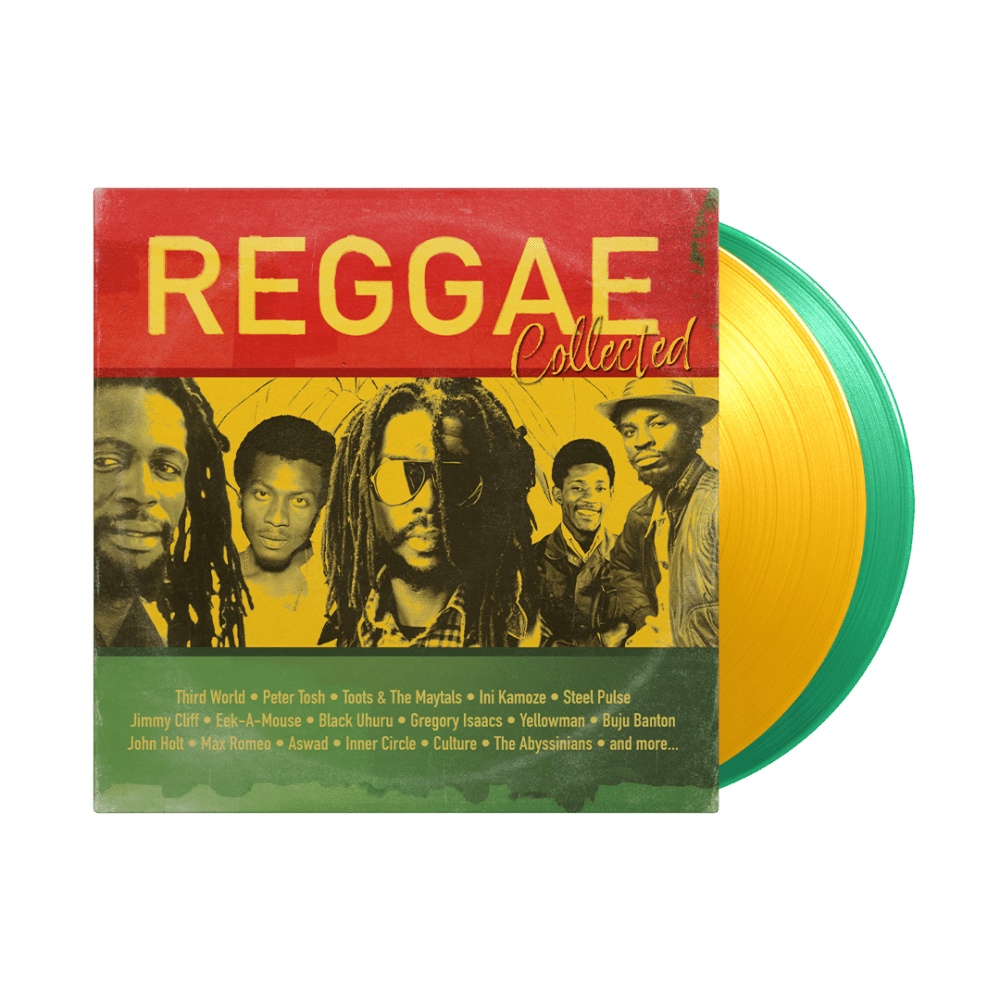 Reggae Collected Yellow & Green Double Heavyweight Vinyl by Various Artists
