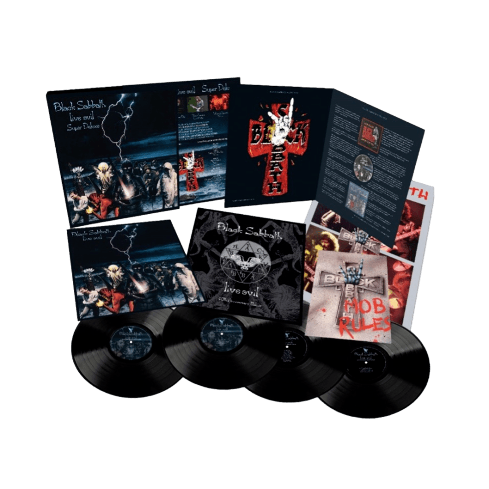 Live Evil Super Deluxe 40th Anniversary Edition 4LP Boxset by Black Sabbath