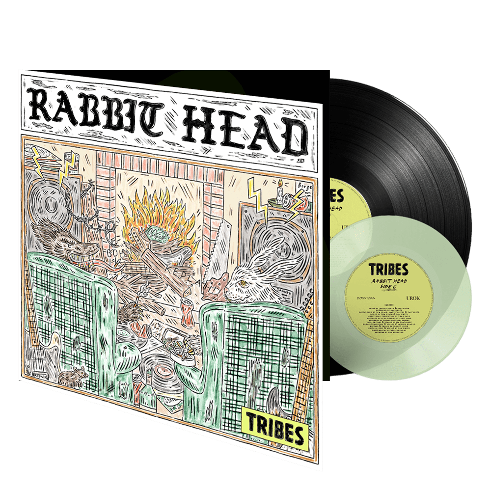 Rabbit Head Deluxe (Signed) Vinyl by TRIBES