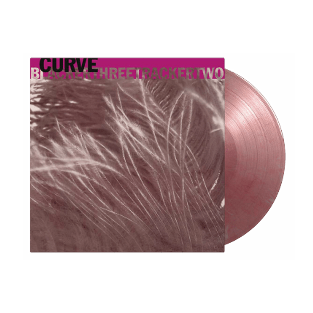 BlackerThreeTrackerTwo Silver & Red Marbled Heavyweight Vinyl by Curve