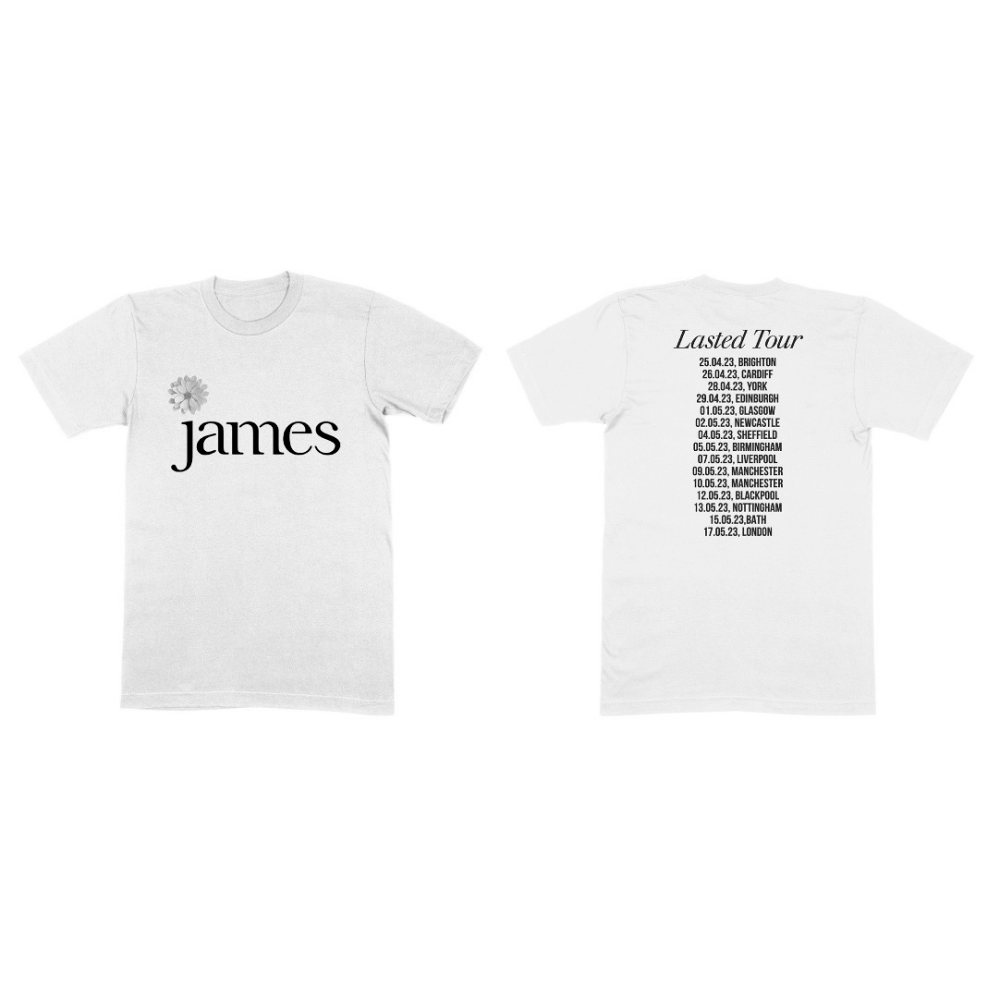White James Tour dates Tee by James