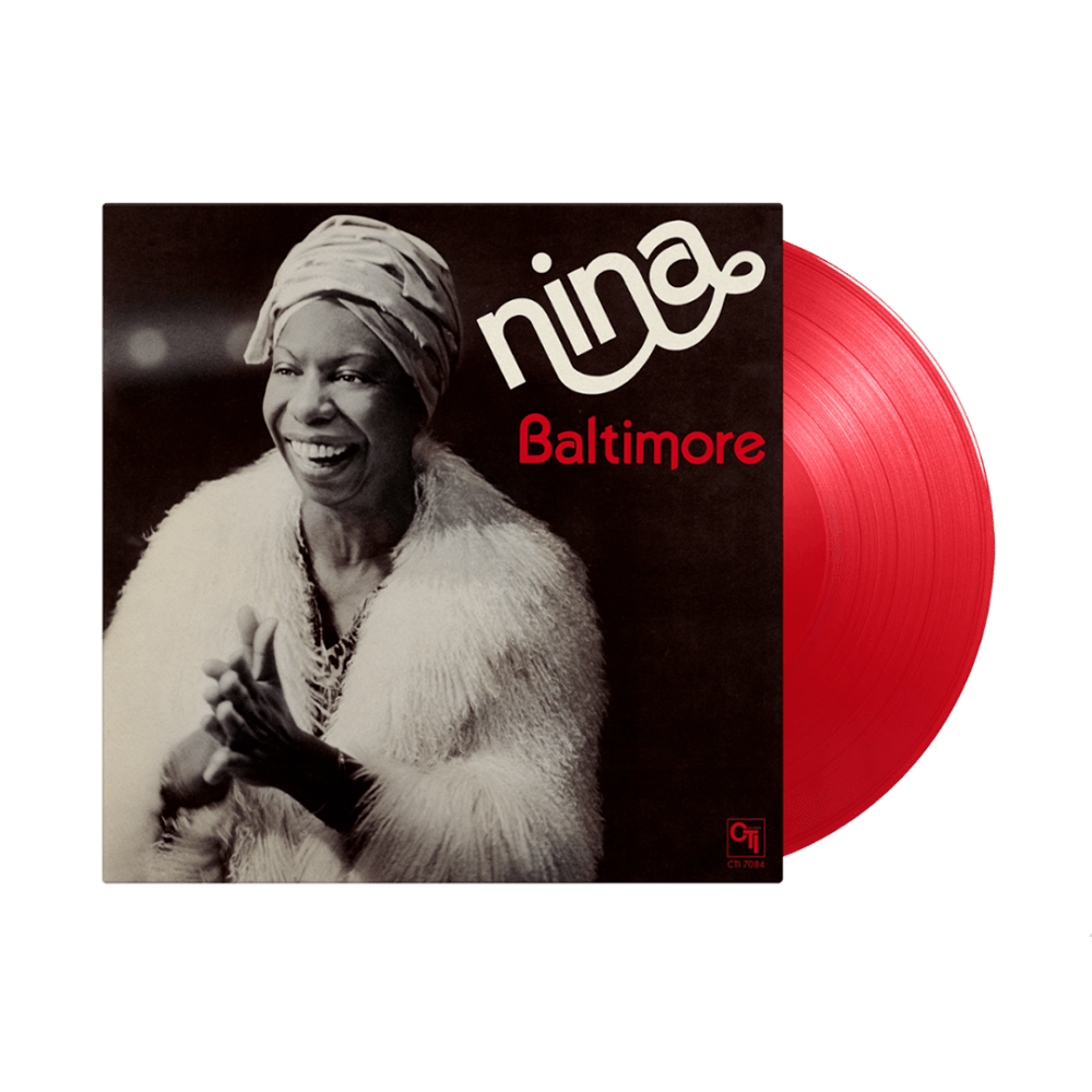Baltimore Translucent Red Heavyweight Vinyl by Nina Simone