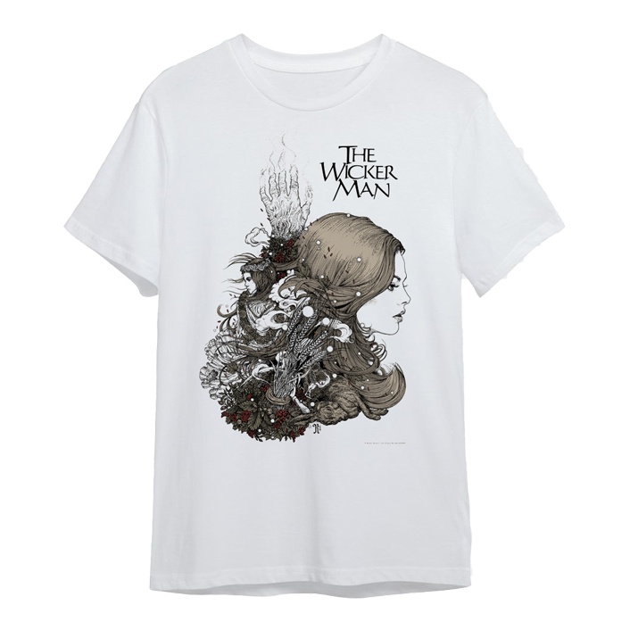 Wicker Man White T-Shirt by Rare Sleeve