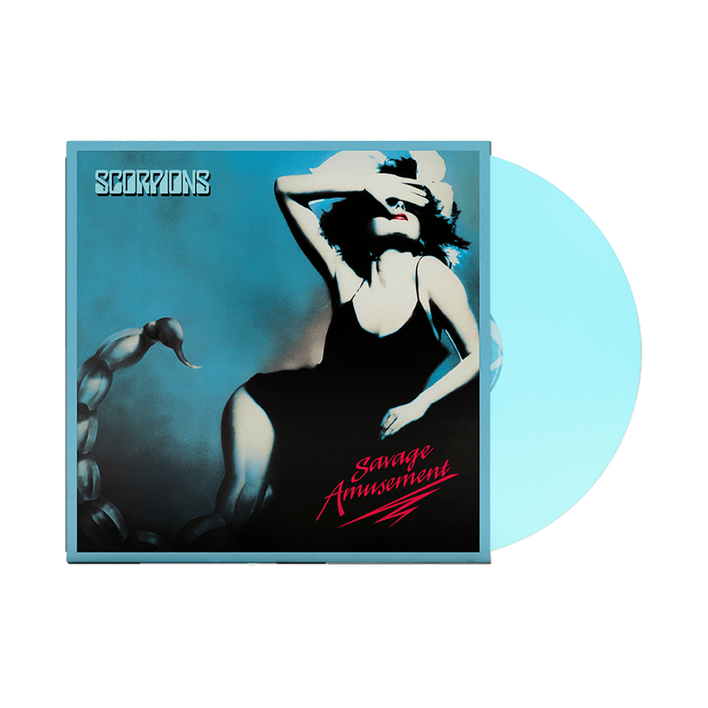 Savage Amusement Transparent Light Blue Heavyweight Vinyl by Scorpions