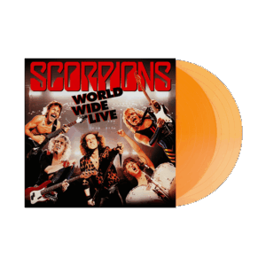 World Wide Live Transparent Orange Double Heavyweight Vinyl by Scorpions