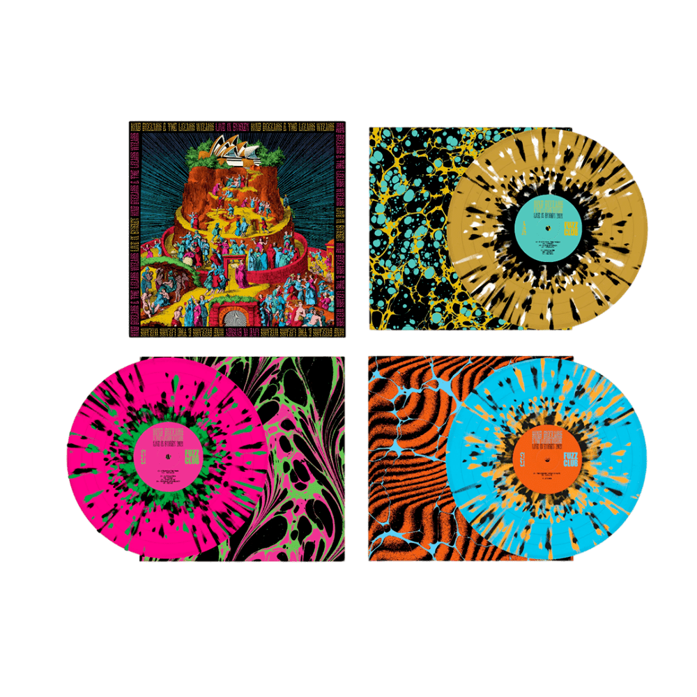 Live In Sydney Coloured (Fuzz Club Official Bootleg) Triple Heavyweight Vinyl by King Gizzard & The Lizard Wizard