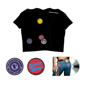 Never Stop T-Shirt, Patch Set + Bonus CD - The Brand New Heavies