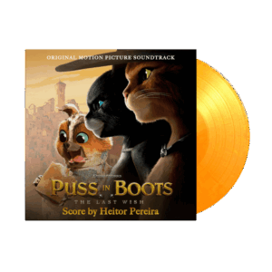 Puss In Boots: The Last Wish Orange Marbled Heavyweight Vinyl by Heitor Pereira
