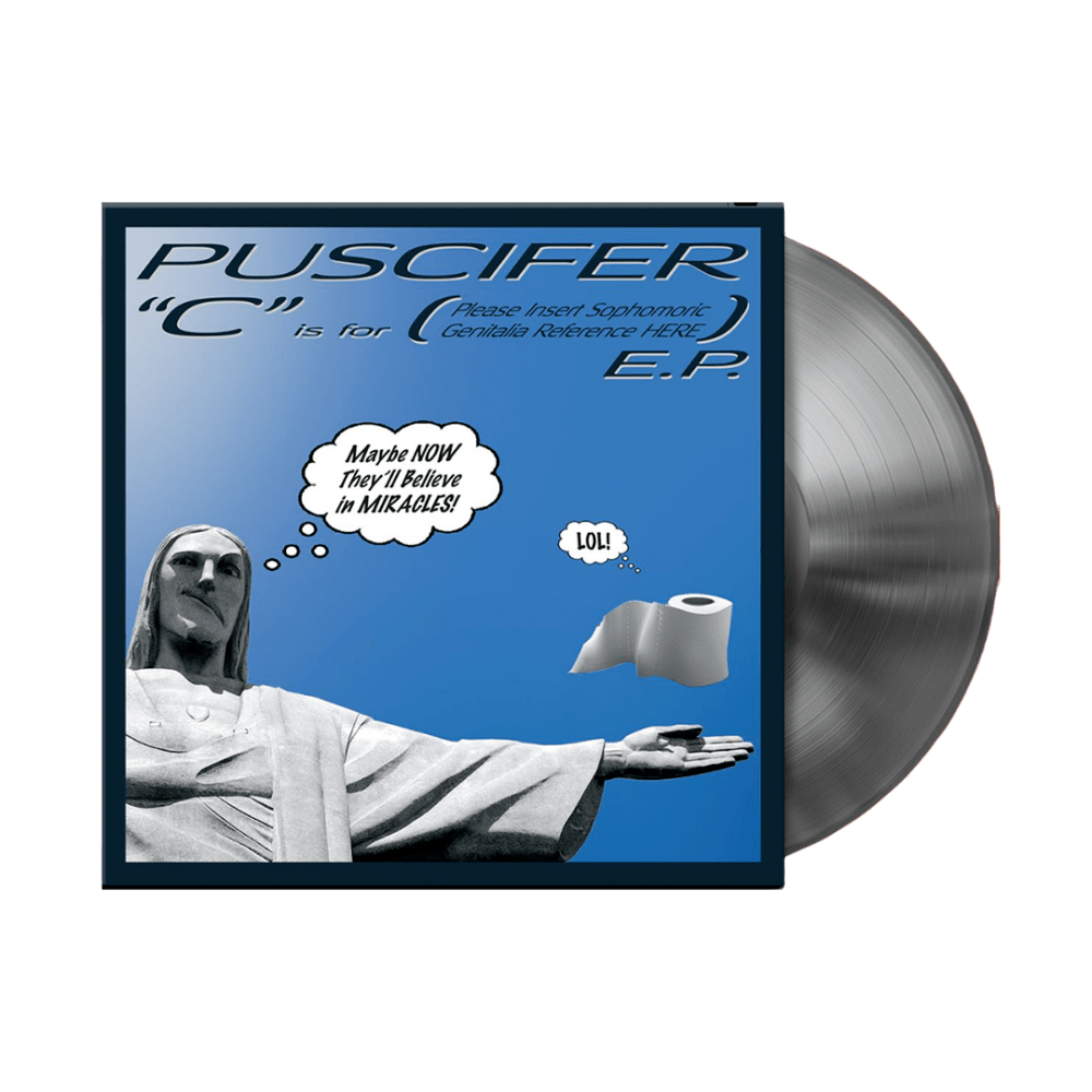 C Is For (Please insert Sophmoric Genetalia Reference Here) Silver Vinyl by Puscifer