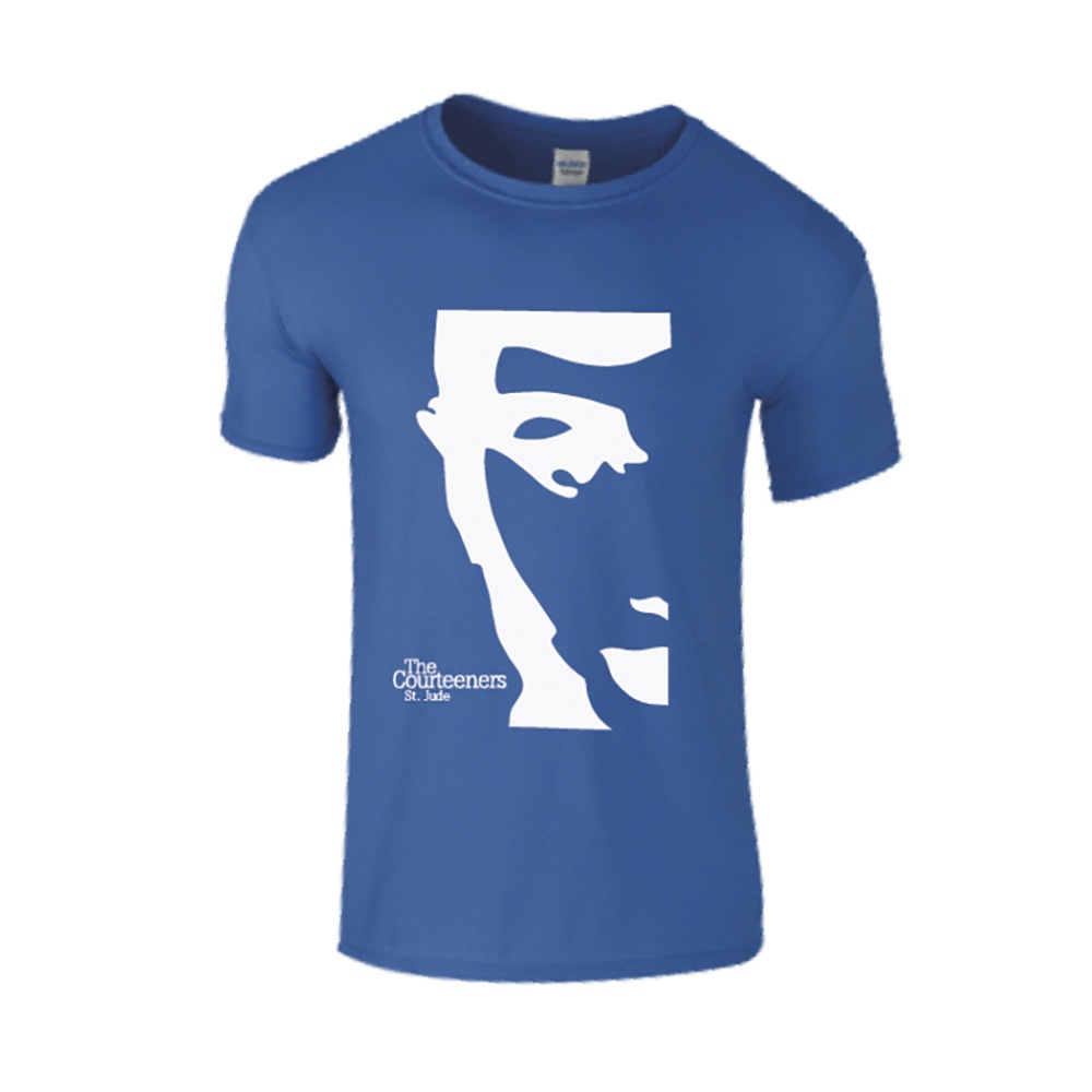 St. Jude T-Shirt - Blue/White Version by Courteeners