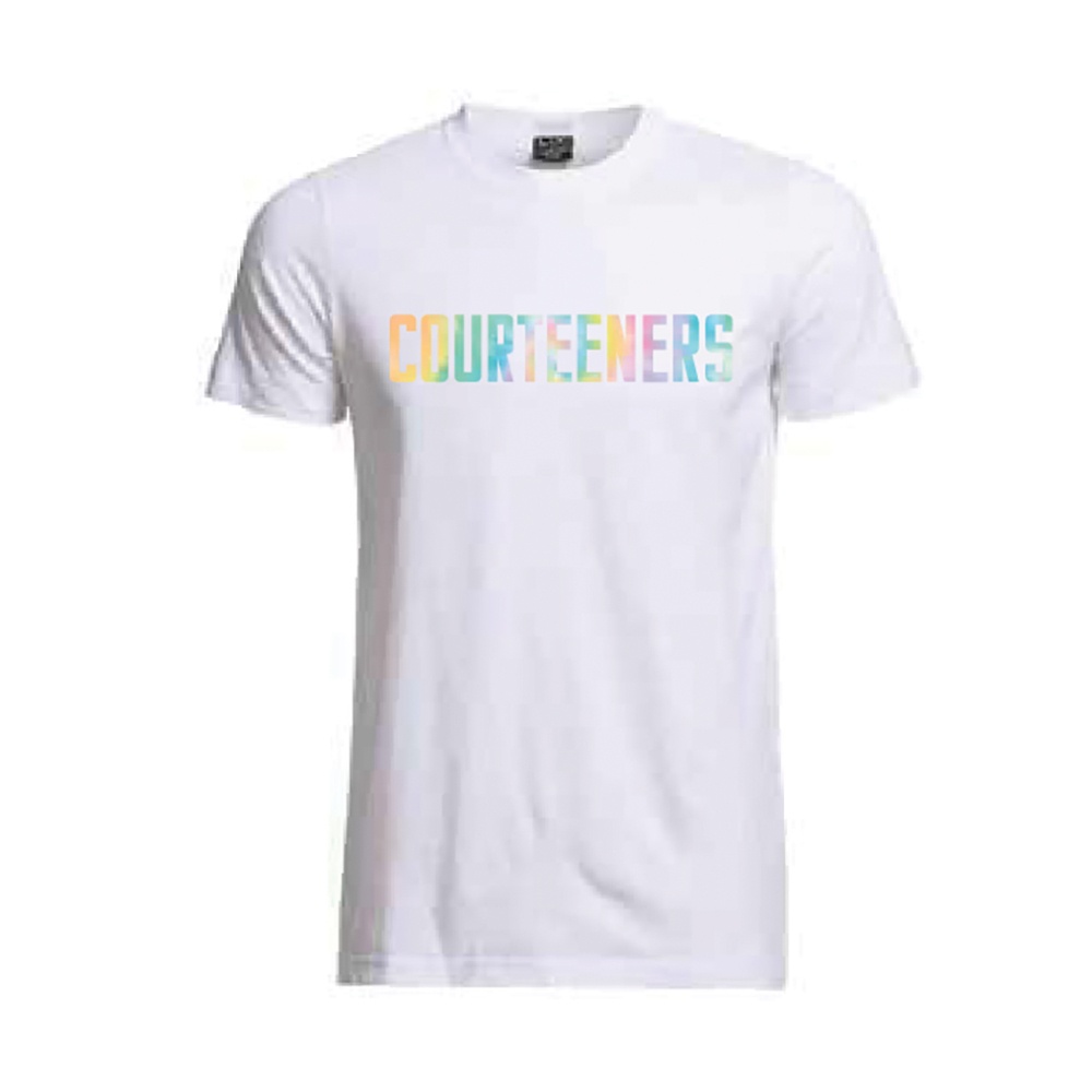 Pastel Tie-Dye Courteeners Logo T-Shirt by Courteeners