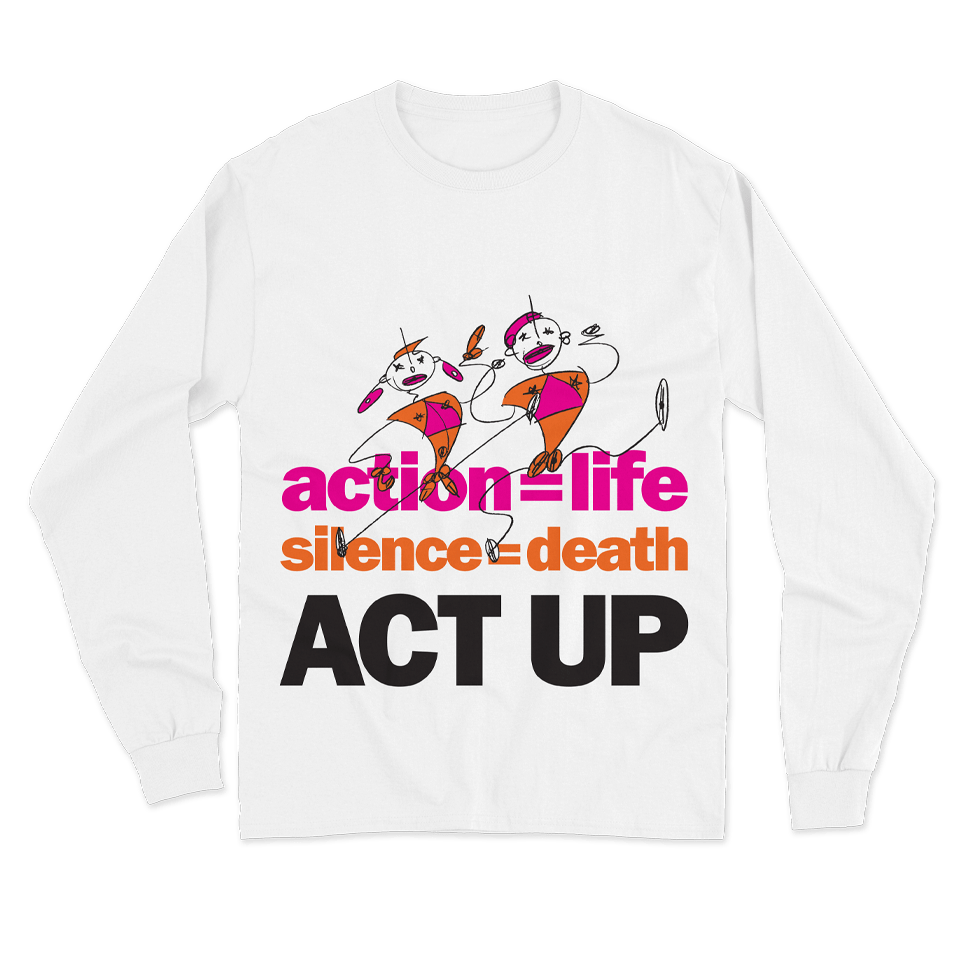 ACT UP Longsleeve T-Shirt by Jimmy Somerville