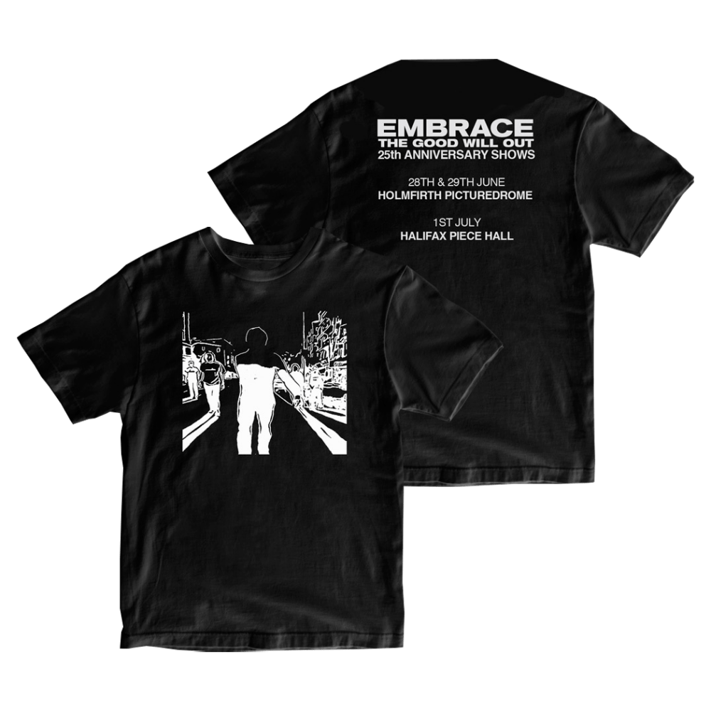 The Good Will Out Anniversary Gigs T-Shirt (Black) by Embrace