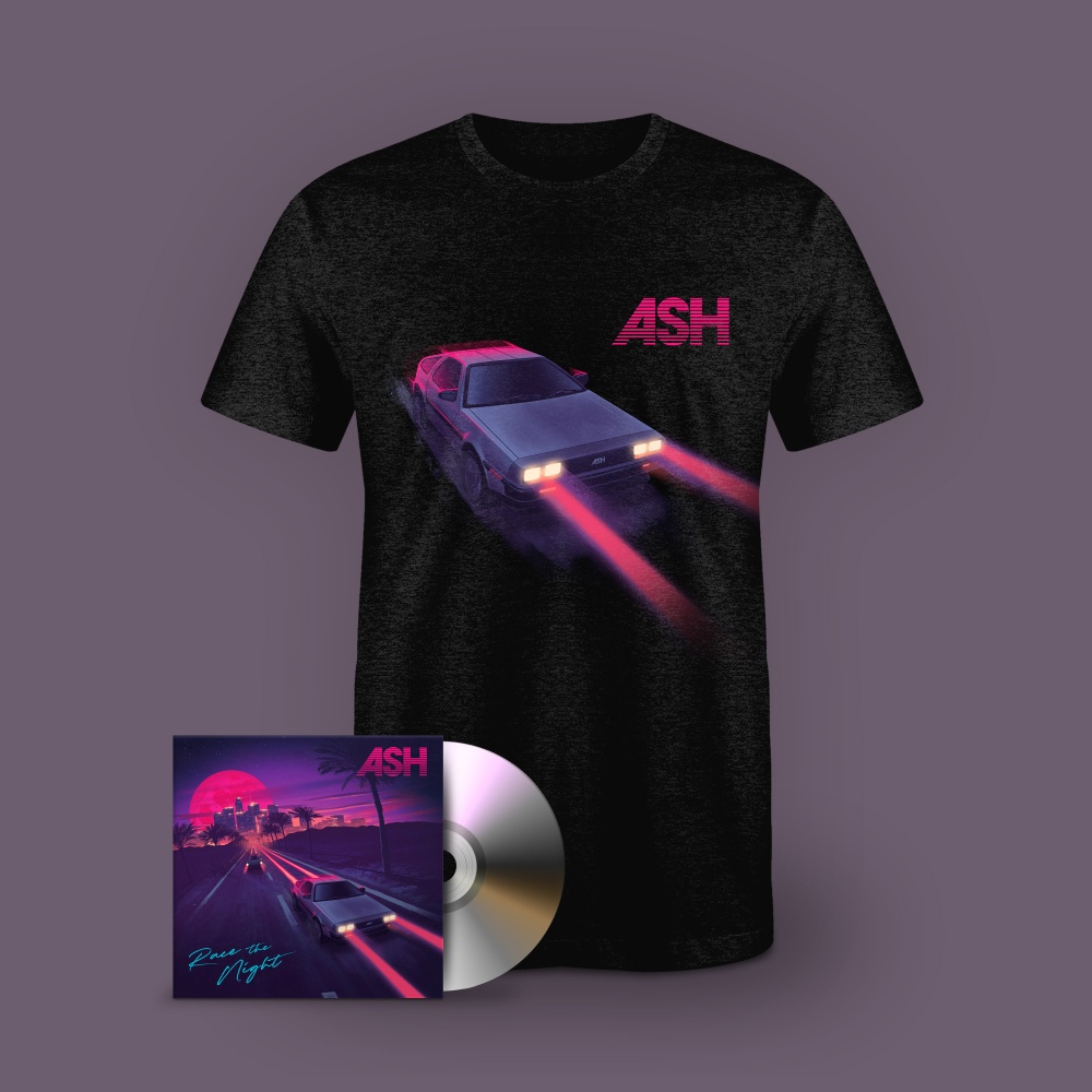 Race The Night CD Album + Exclusive T-Shirt by Ash