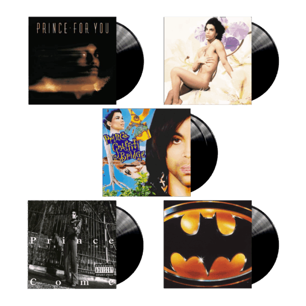 For You + Lovesexy + Come + Batman + Music From Graffiti Bridge Vinyl - Prince